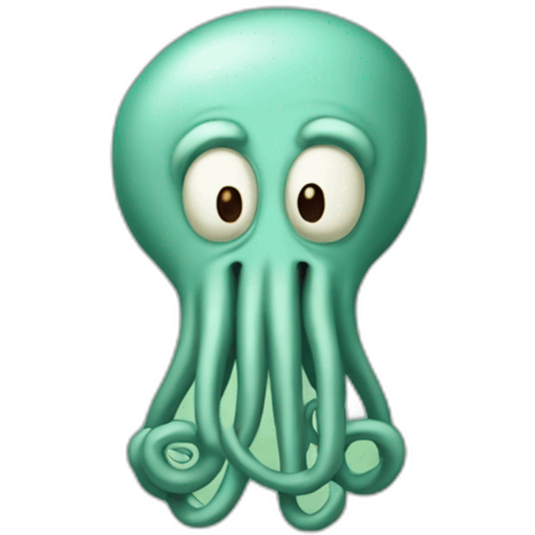 Squidward Tentacles emoji