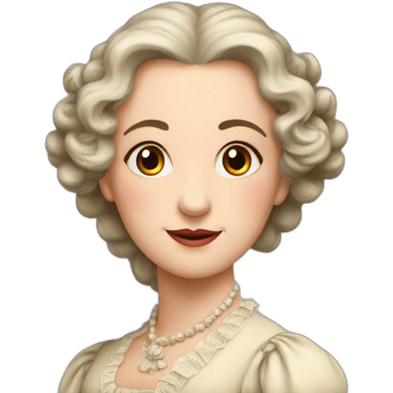 19th century french lady emoji