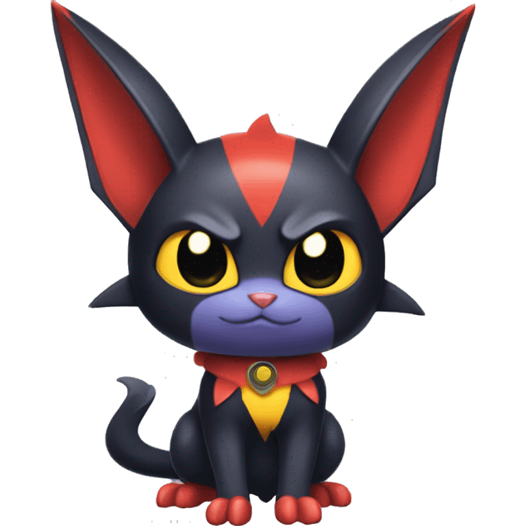 Cool Cute Edgy Chibi Noibat-Litten-Pokémon-Fakémon-hybrid emoji