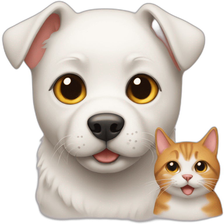 Dog aid cat emoji