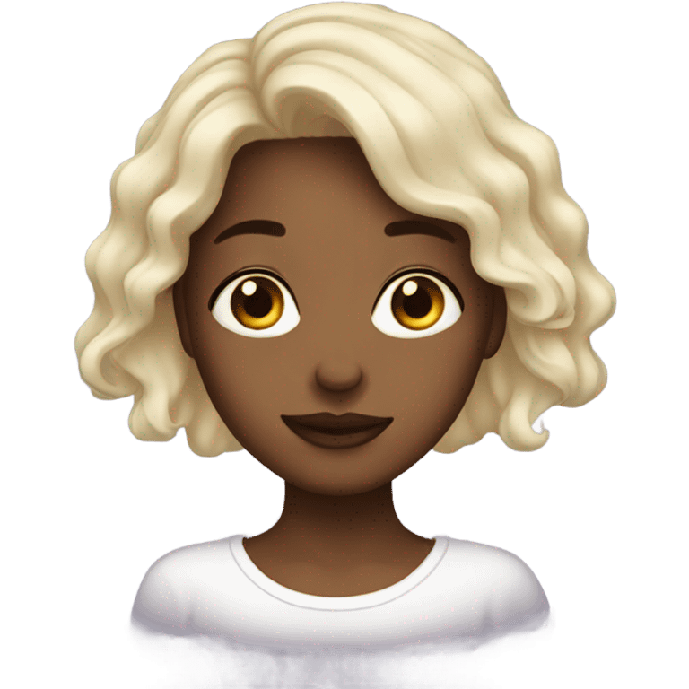 Hyperpigmentation girl emoji