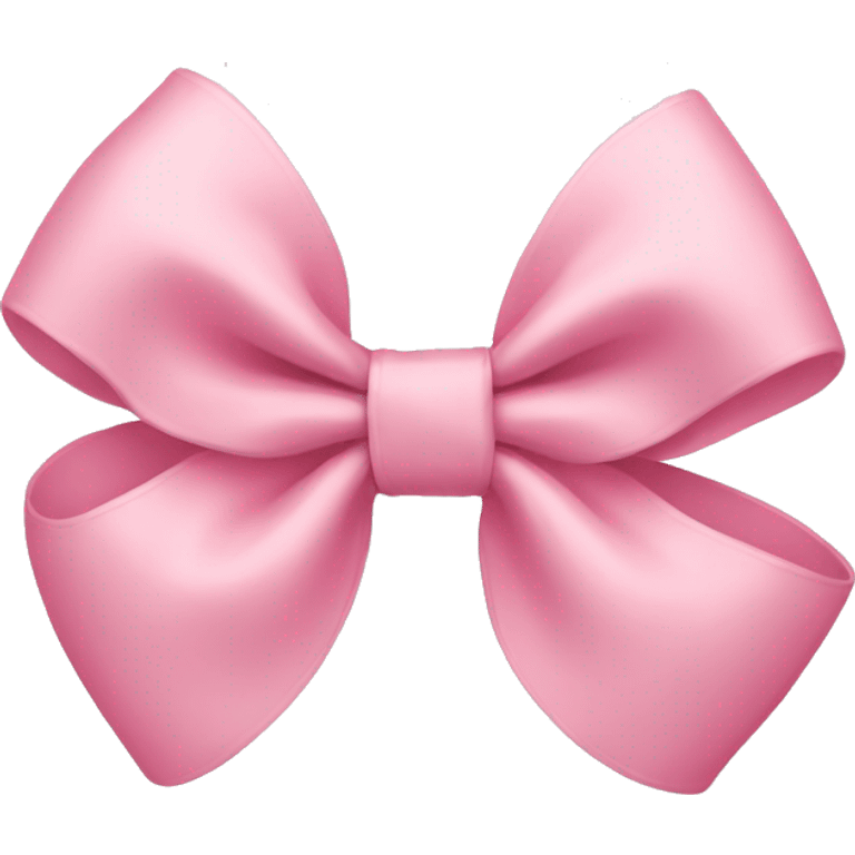 Pastel pink bow emoji