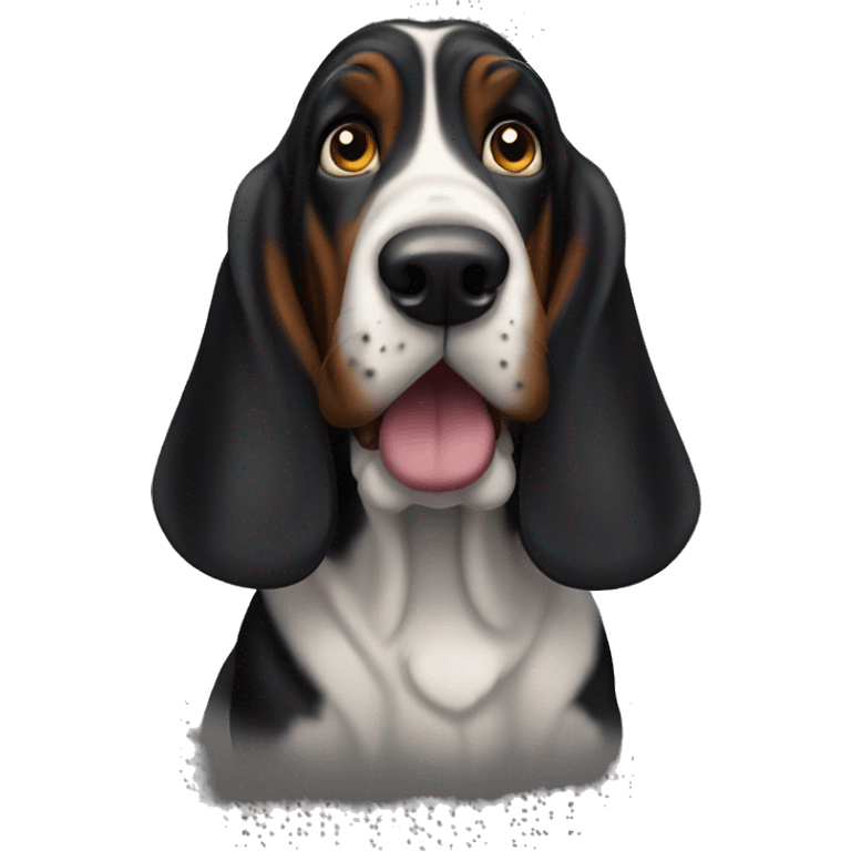 black basset hound emoji