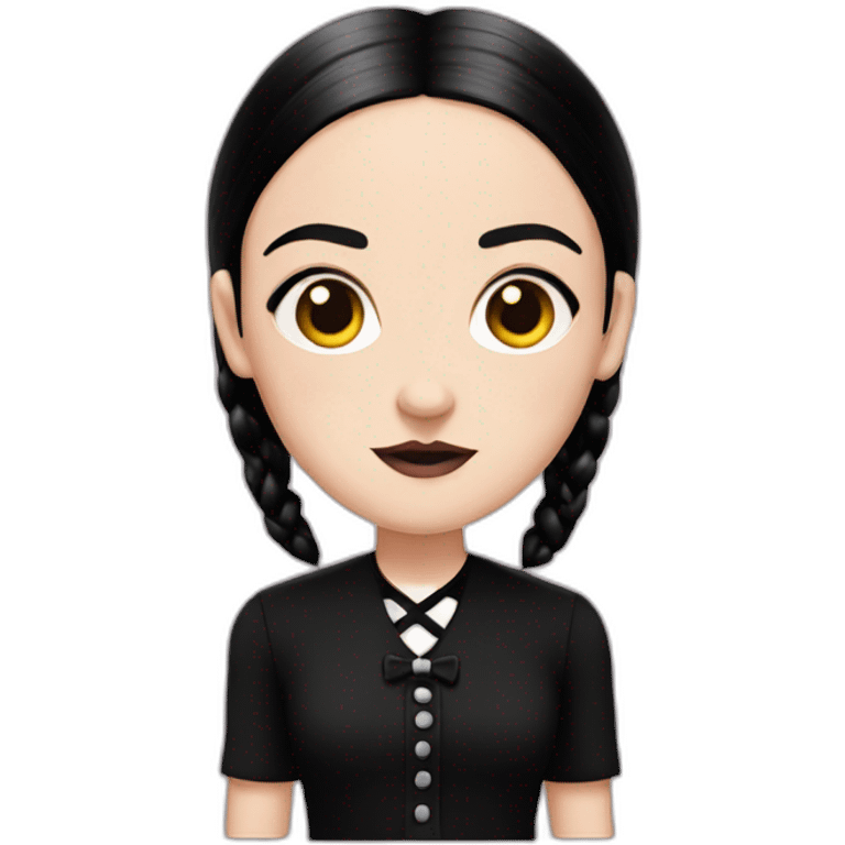 wednesday addams emoji