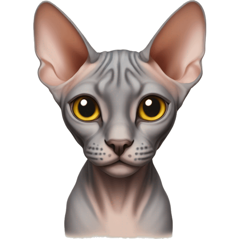 Sphynx cat emoji