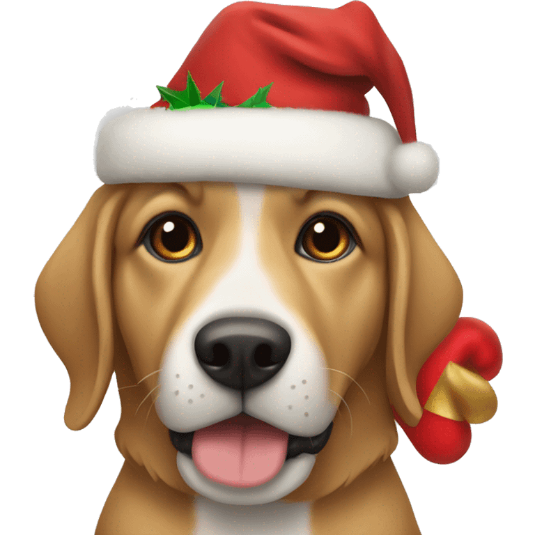 perro navidad emoji