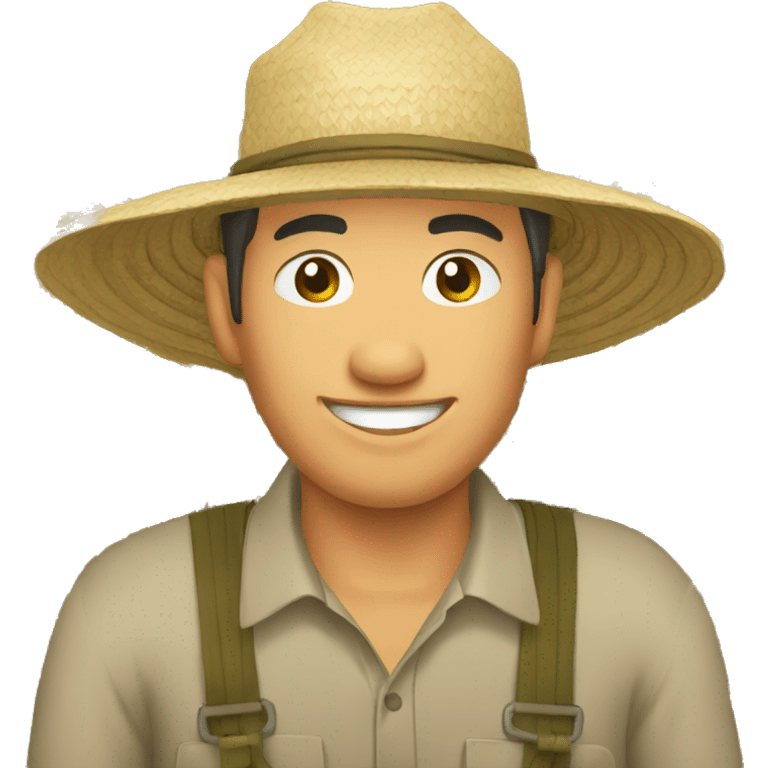 Rice farmer emoji