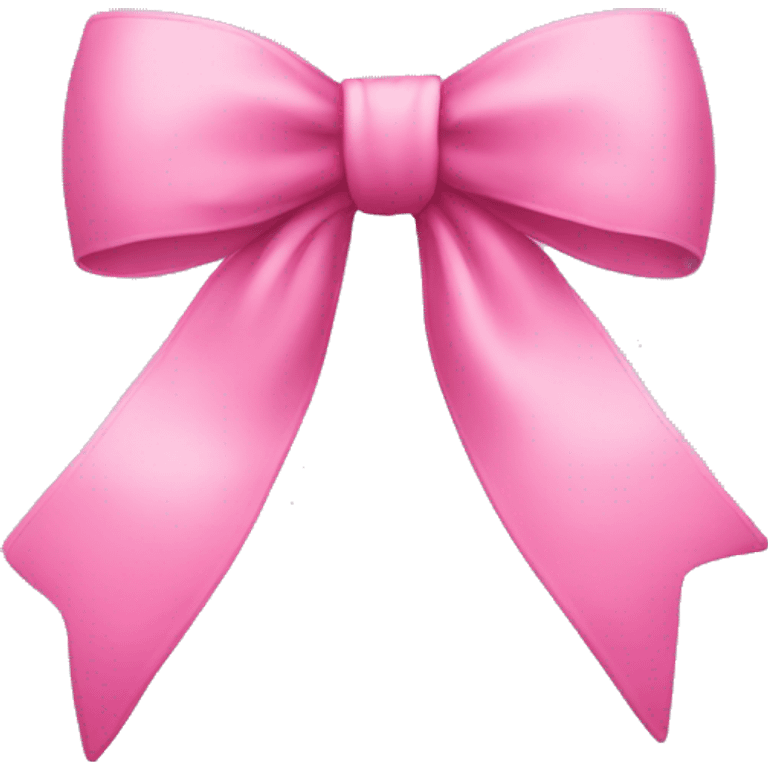 a cute pink bow emoji