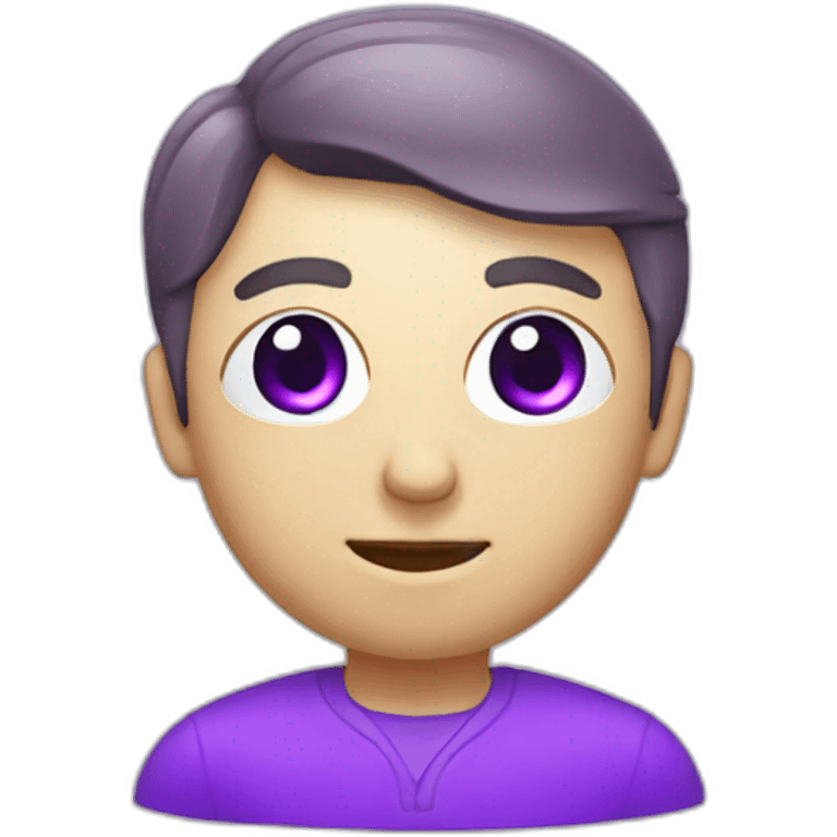 Superlens-purple-color emoji