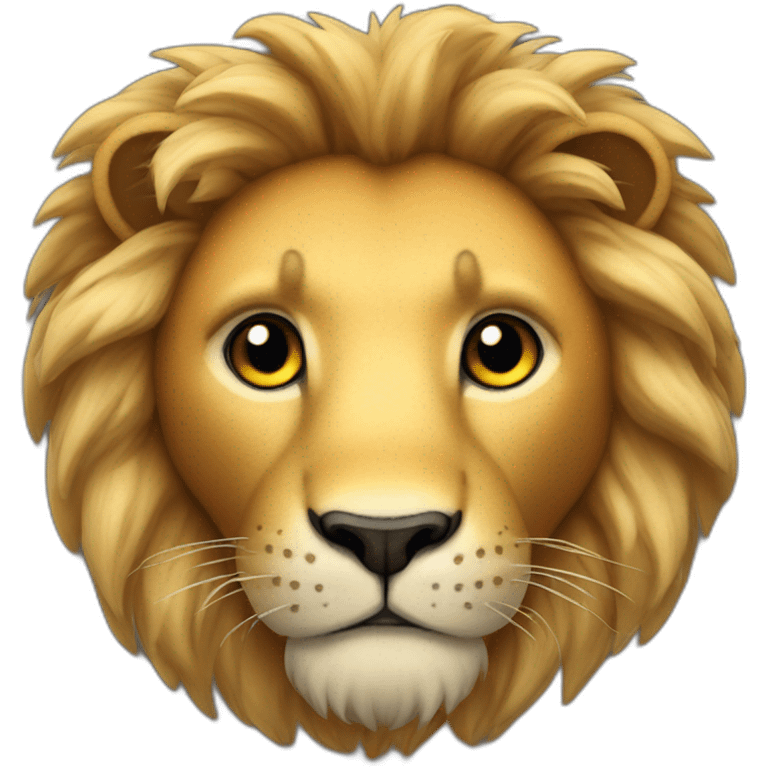 peluche lion emoji