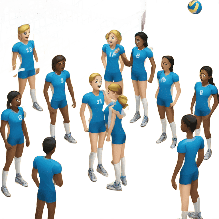 Volleyball game  emoji