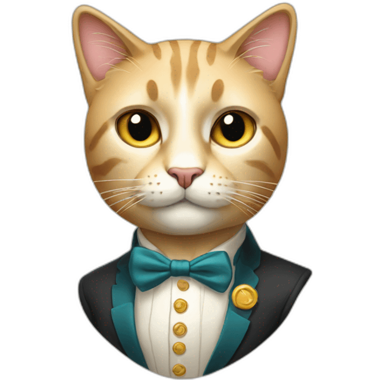 rich cat emoji