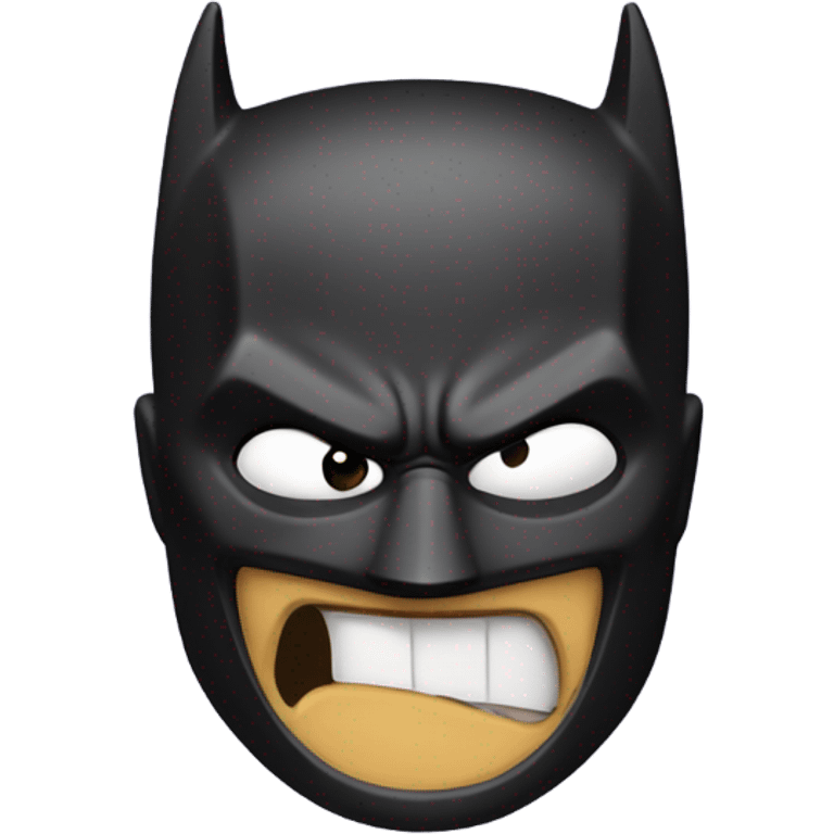 Batman funny face  emoji