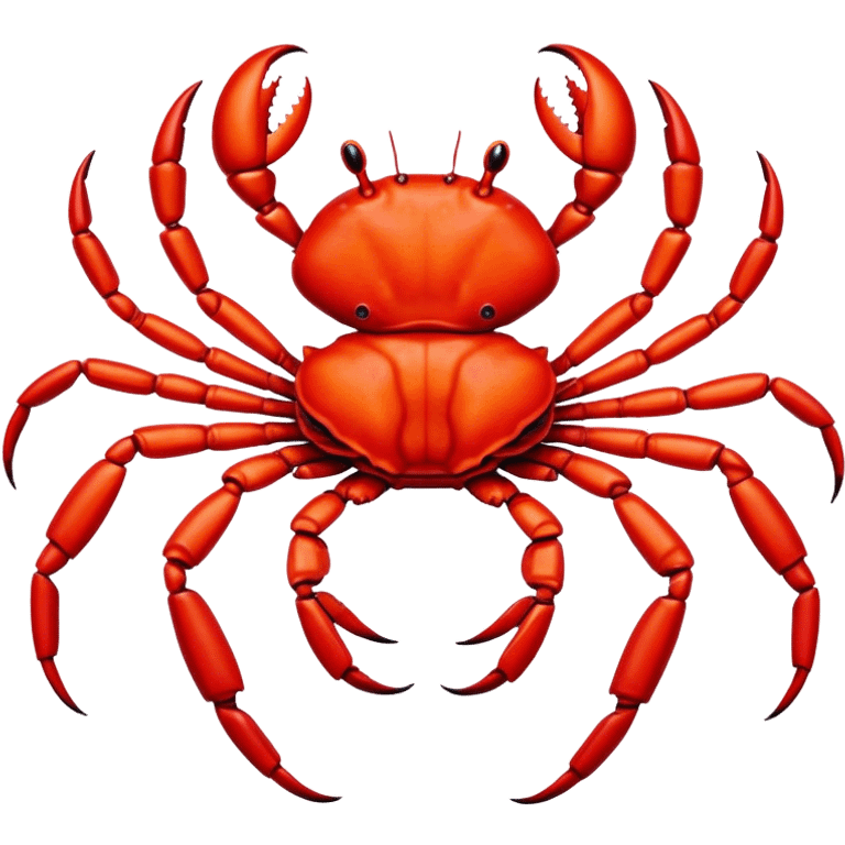 alien red man crab president emoji