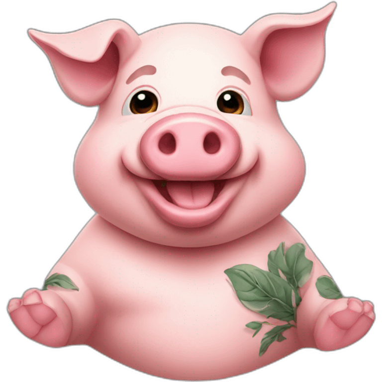 tattoo pig emoji