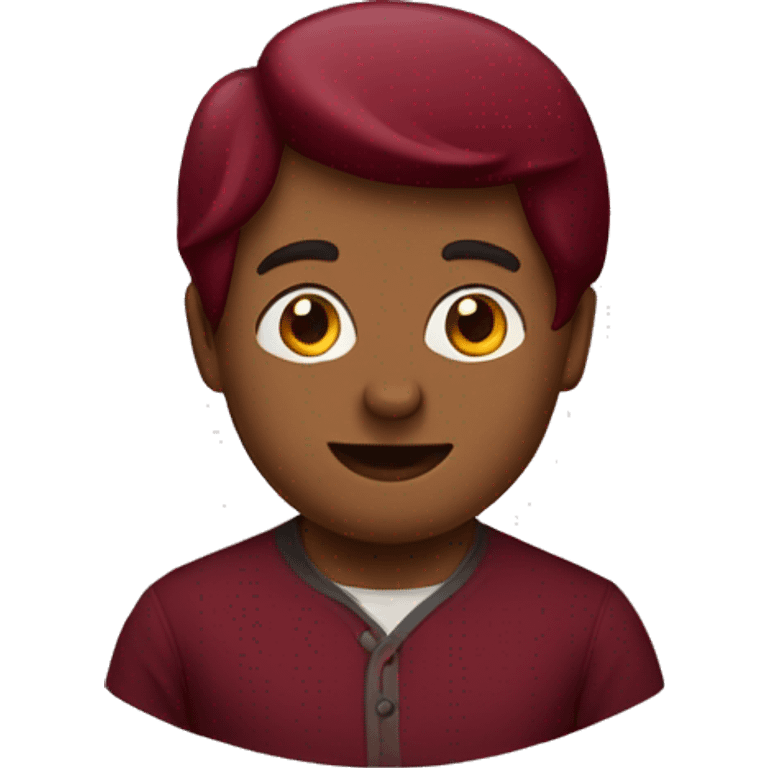 Burgundy heary emoji