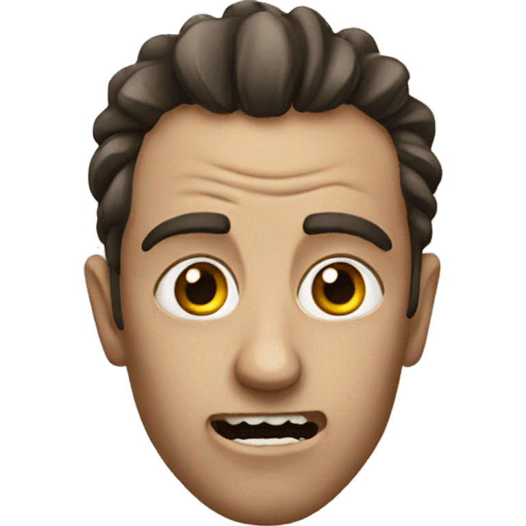 A terrifying emoji