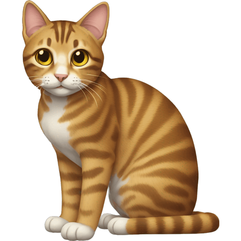 Tabby Cat Full Body emoji