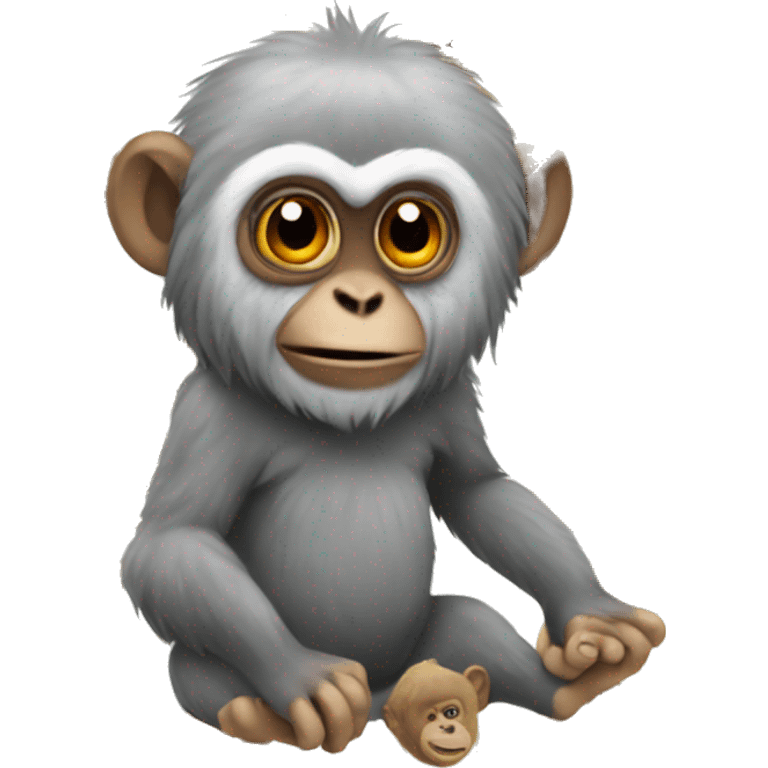 primate microbiome emoji