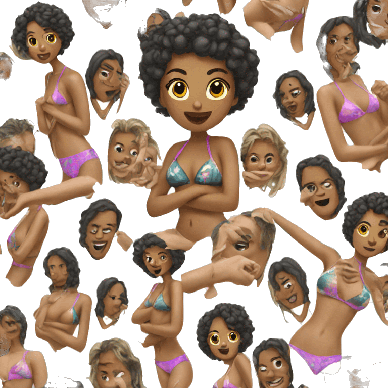 bikini model emoji