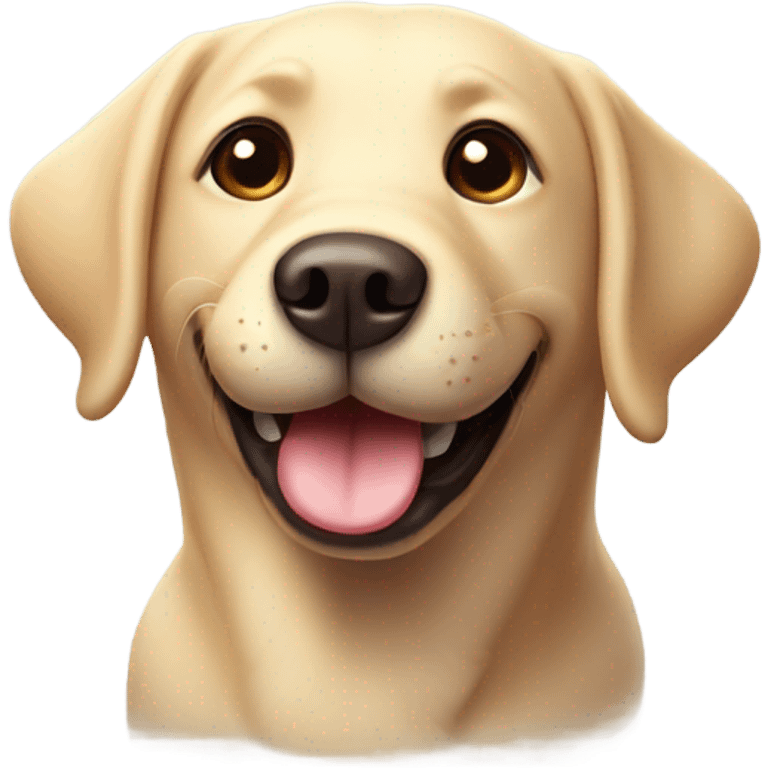 Smiling Labrador  emoji