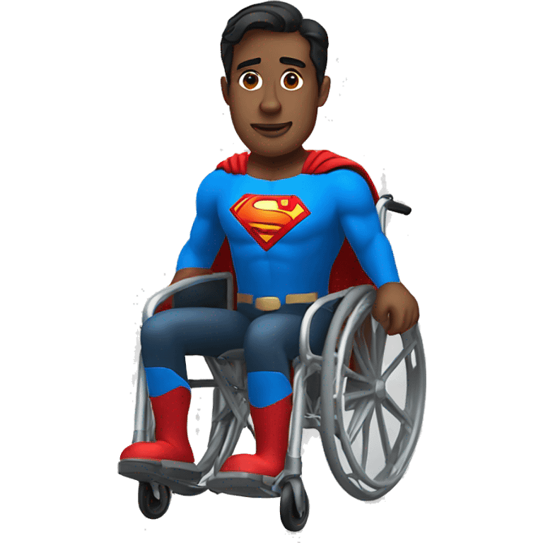 Superman in wheelchair emoji