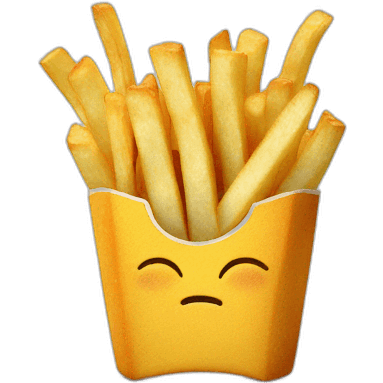 Giga had eating fries emoji