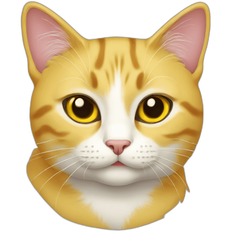 cat yellow emoji