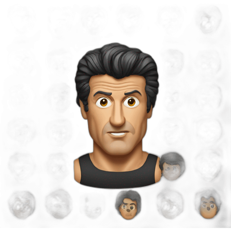 sylvester stallone emoji