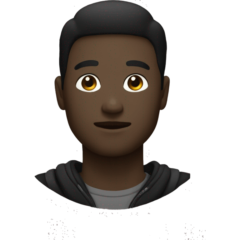 Jeun Homme noir en kamis  emoji