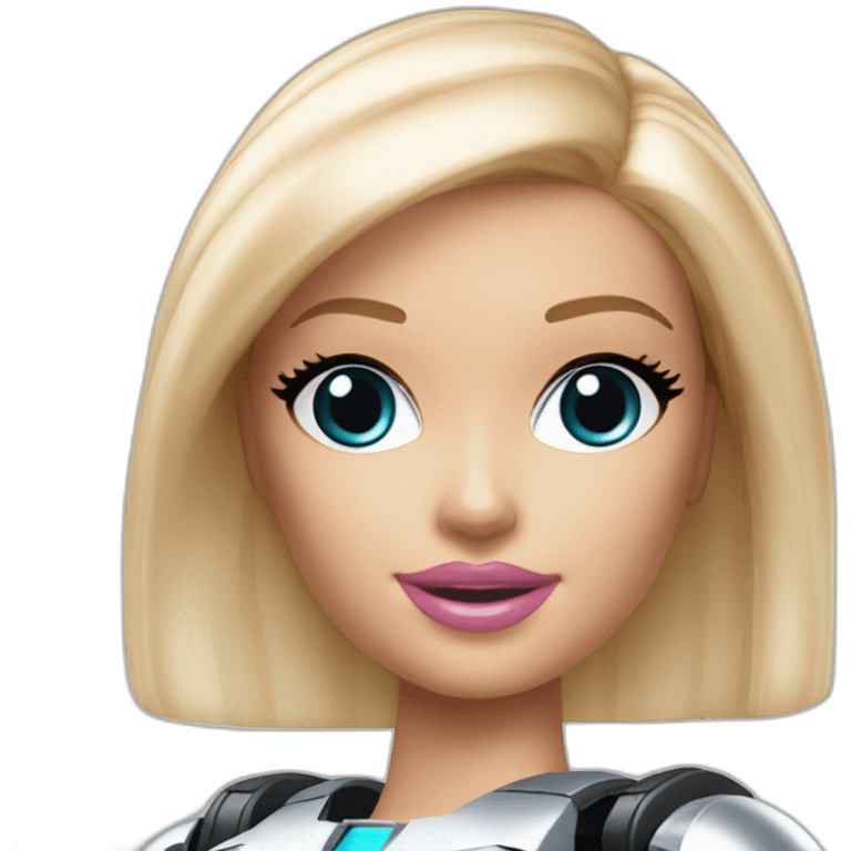 barbie like robocop emoji