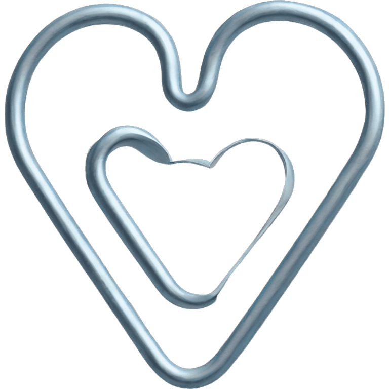 paper clip heart  emoji