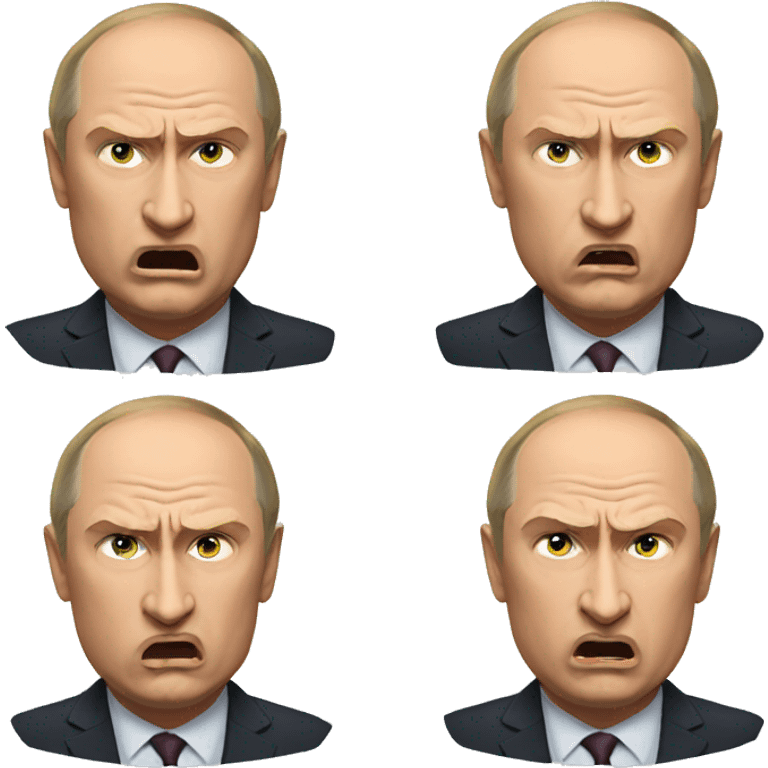 Vladimir Putin angry emoji