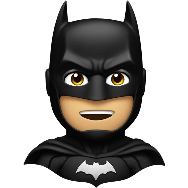 Batman dressed in all black emoji