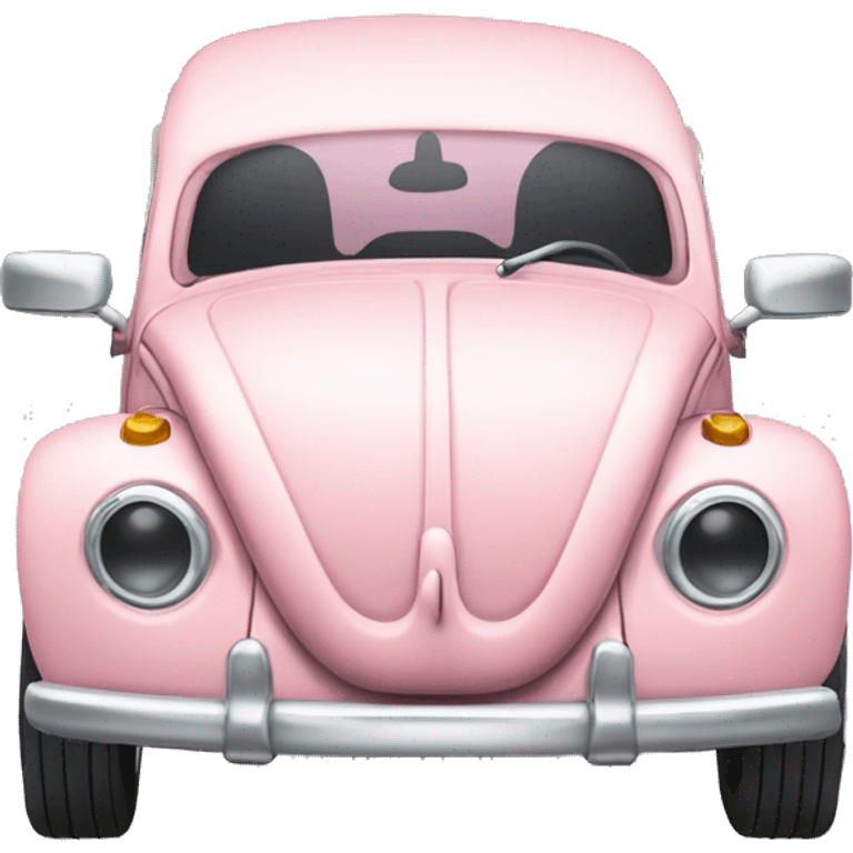 Light pink Volks Wagon beetle  emoji