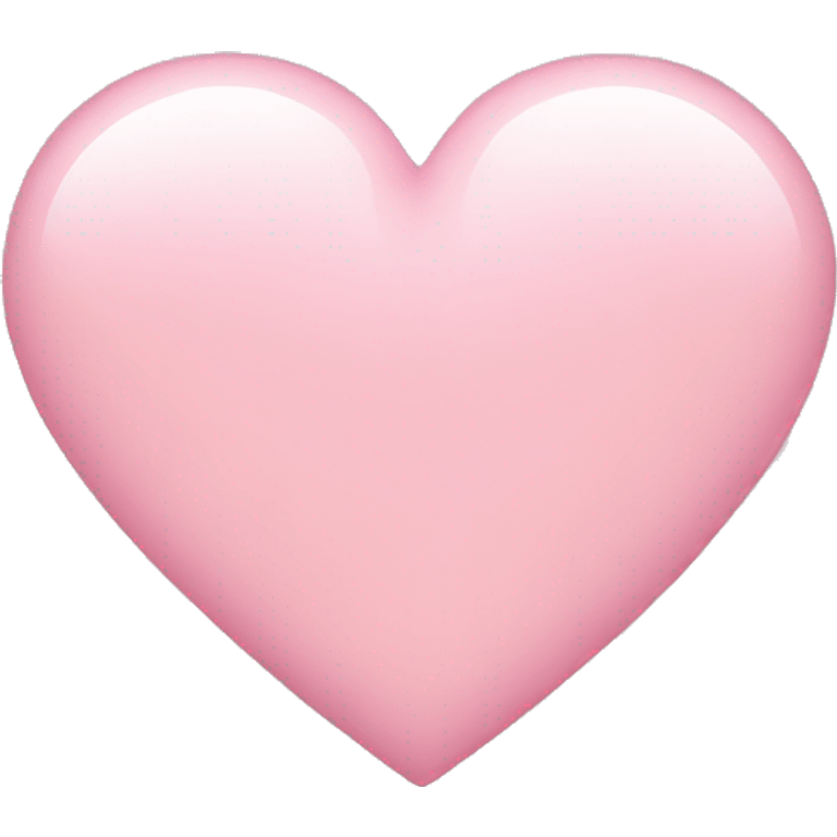 Light pink heart emoji