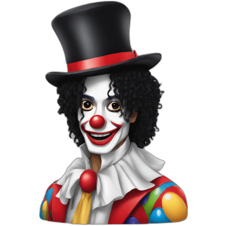 michael jackson clown emoji