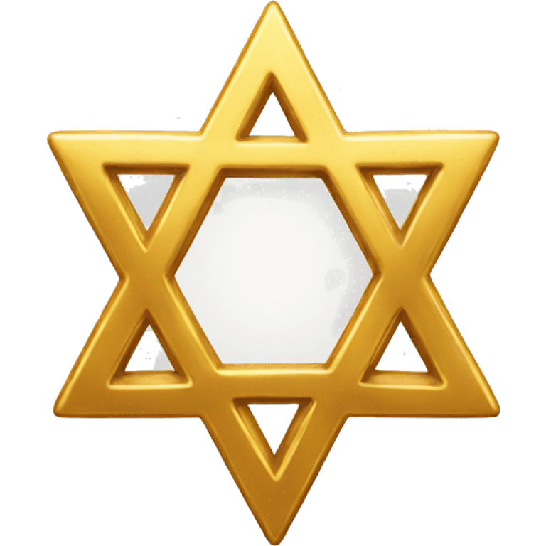 Golden Star of David  emoji