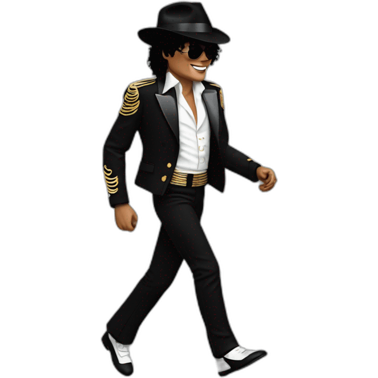 Michael Jackson moonwalk emoji