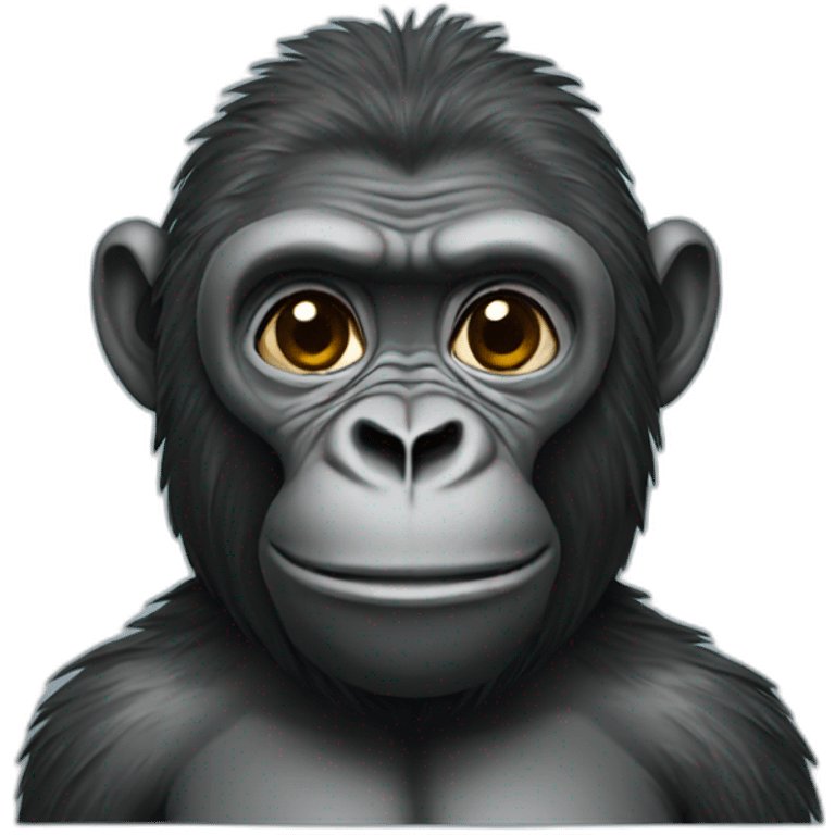 Gorilla as a biologyst emoji