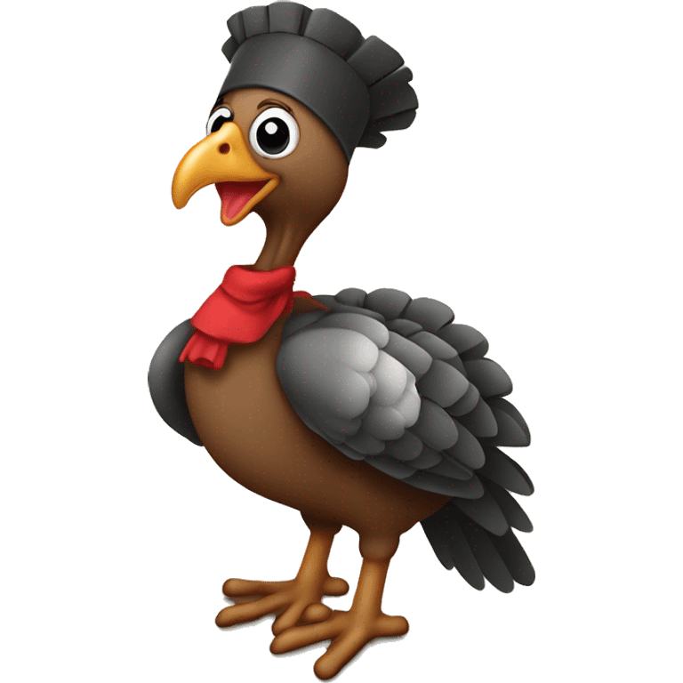 Christian turkey given thanks to God ￼ emoji