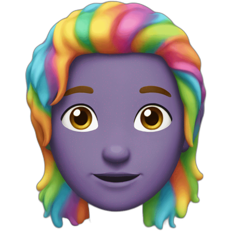 Rainbow-haired Person emoji