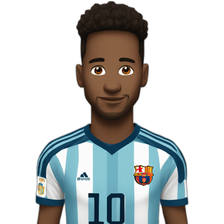 Mbappee sur messi emoji