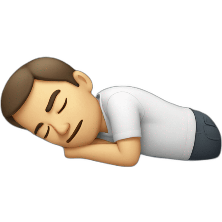 sleepy man emoji