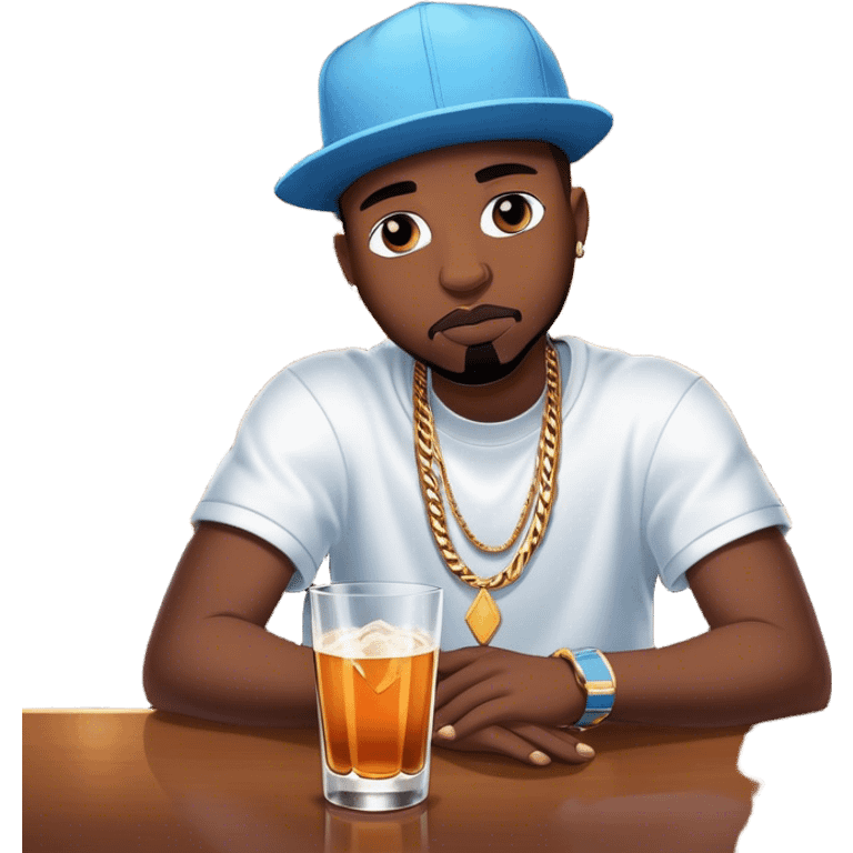 rapper icegergert in bar mirage  emoji