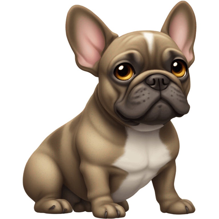 French bulldog emoji