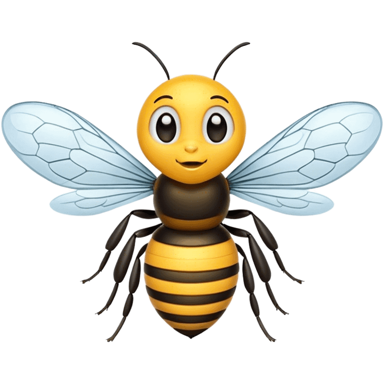 una abeja animada emoji