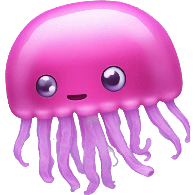 Pink jellyfish emoji