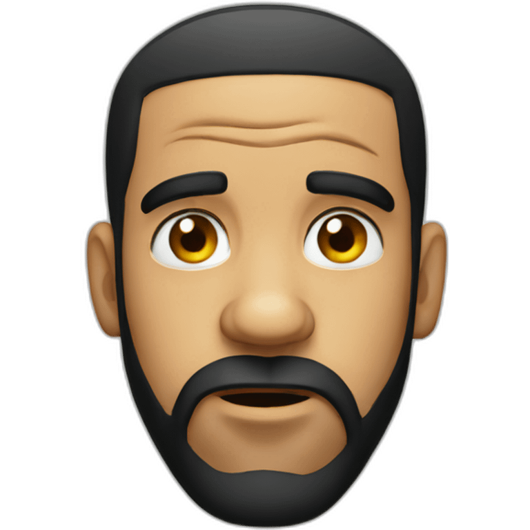 Drake stressing emoji