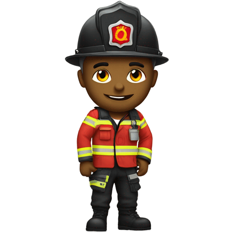 Punk rock firefighter  emoji